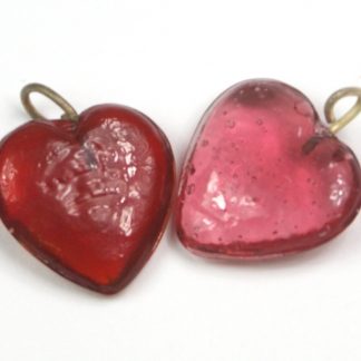 Glass Heart Charm